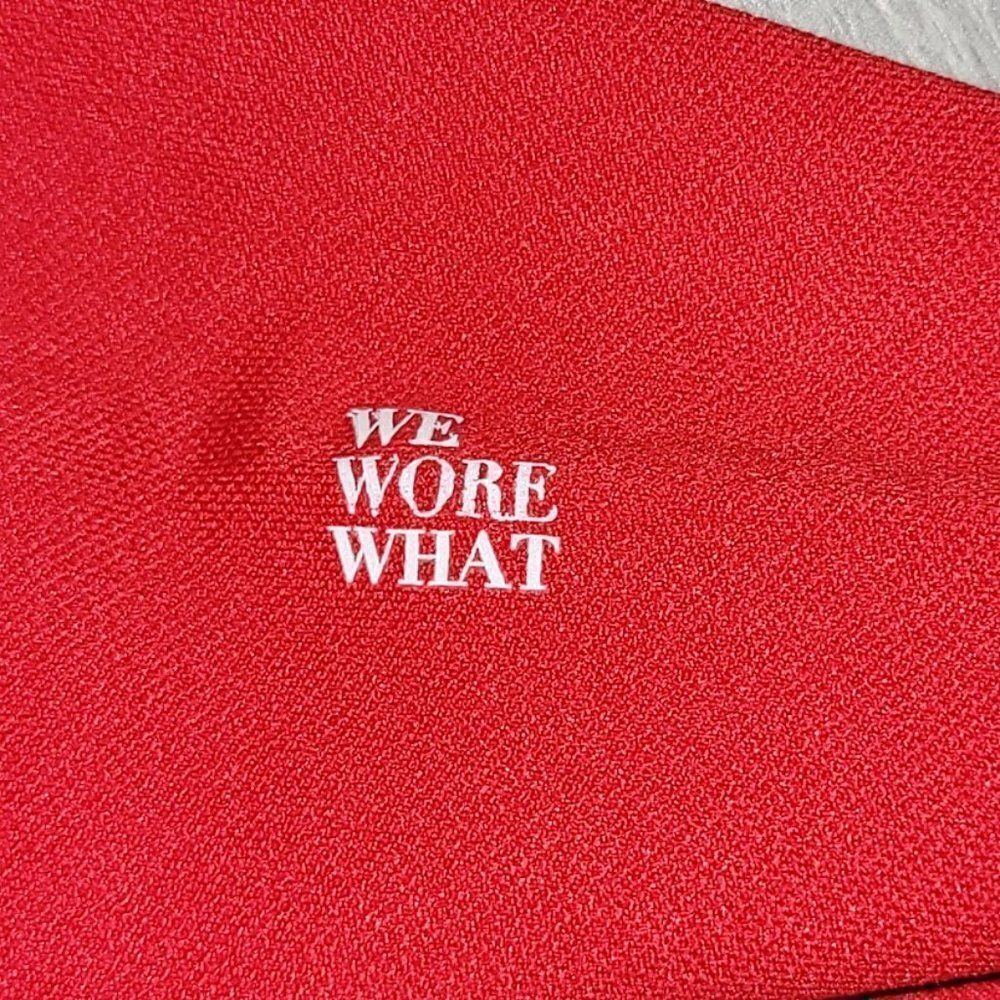 We Wore What Women's Red Seamless High Waist Leggings Size Large - Picture 5 of 16